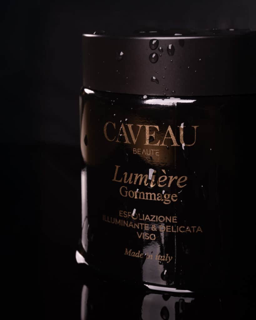 scrub viso lumiere gommage caveau